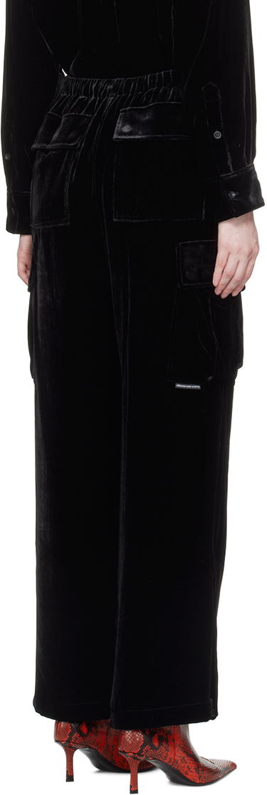 Cargo byxor Alexander Wang Drawstring Cargo Pants Svart | 4CC4234387, 2