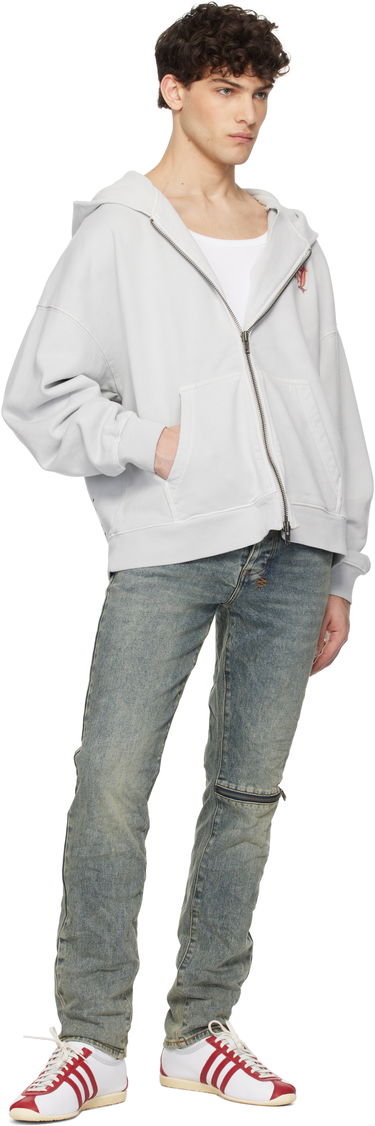 Sweatshirt Ksubi Ksubi Fuego Ekcess Zip Hoodie Grå | MPS25FL007, 3