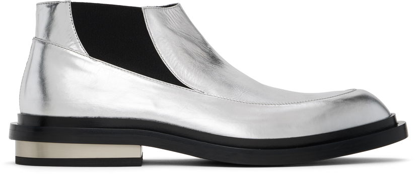 Sneakers och skor Jil Sander Ankle Chelsea Boots Metallisk | J33WR0011_P7033