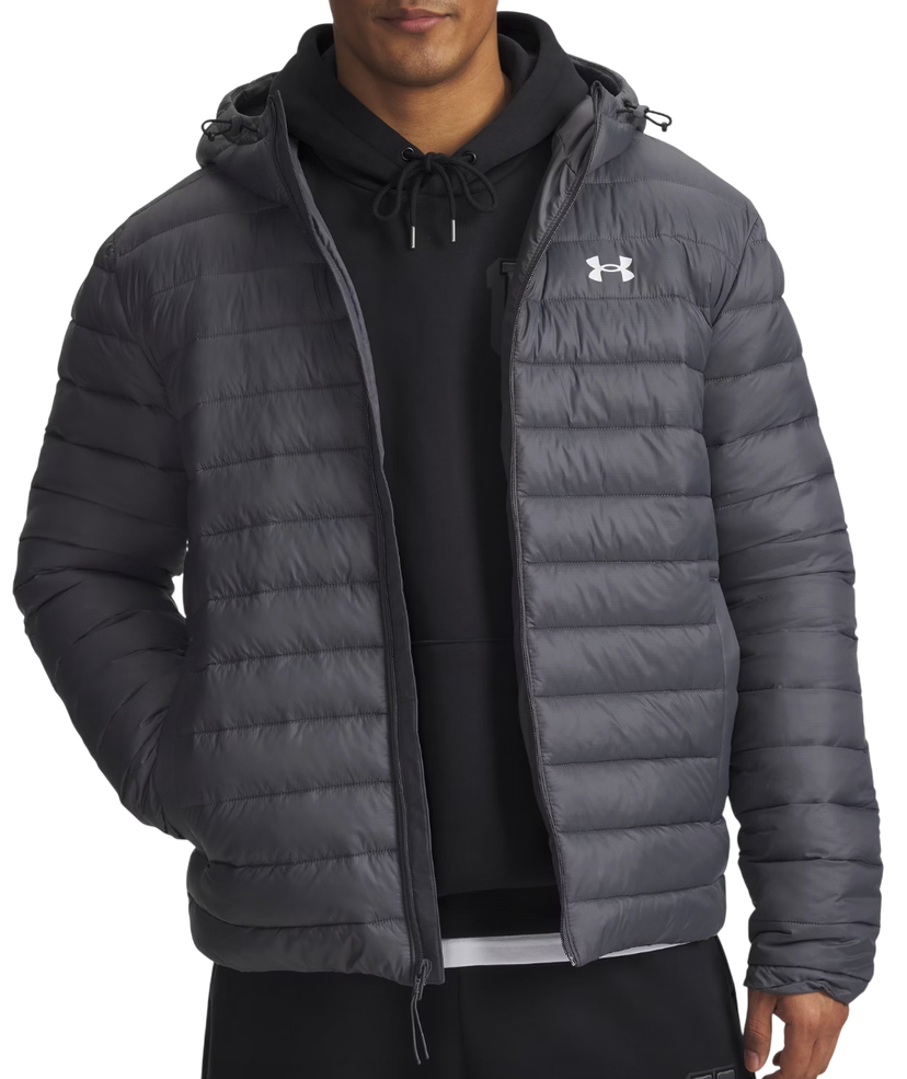 Pufferjacka Under Armour Sportswear Hooded Insulated Puffer Jacket Grå | 6006363-025
