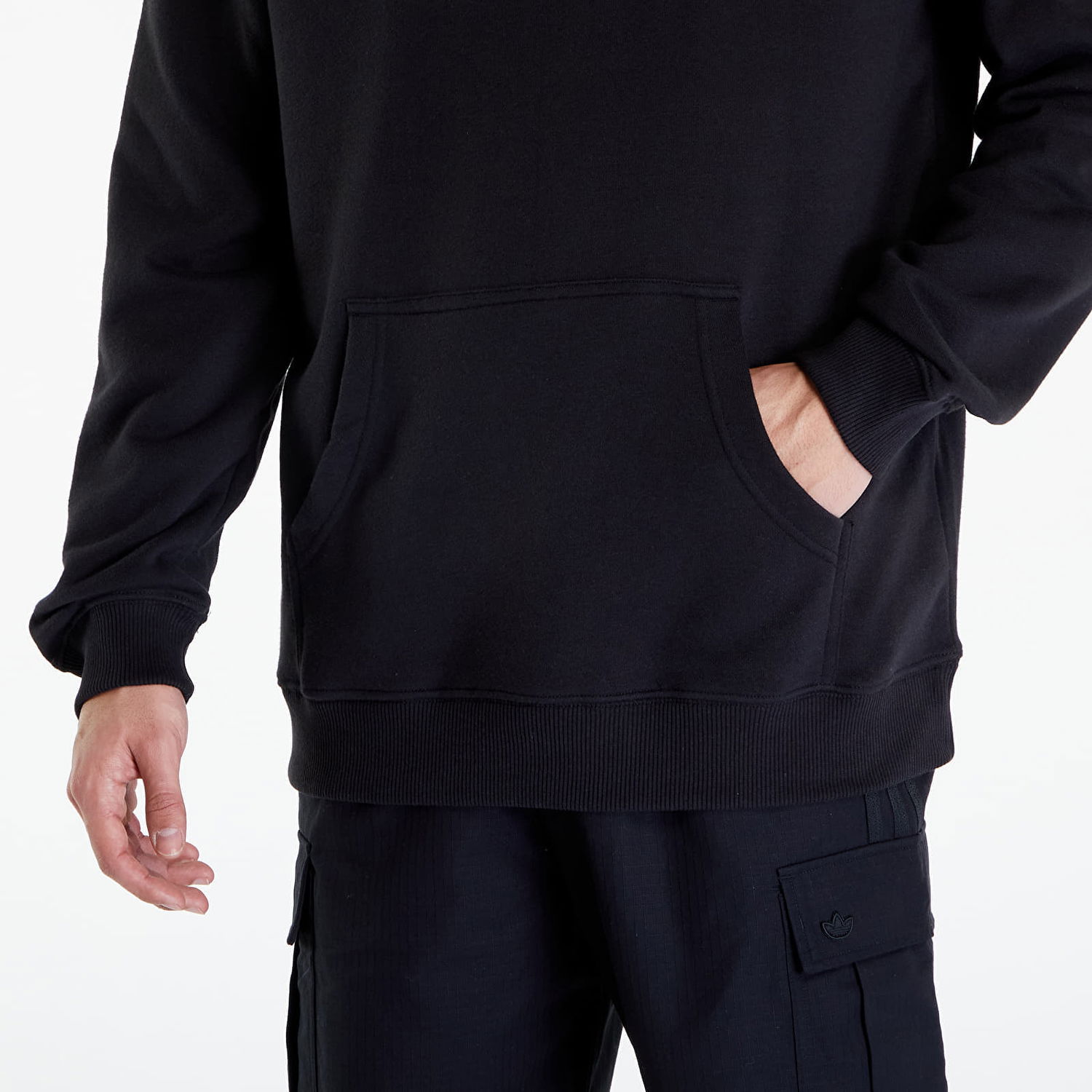 Sweatshirt DC Star Pullover Hoodie Black Svart | ADYSF03099-KVJ0, 1