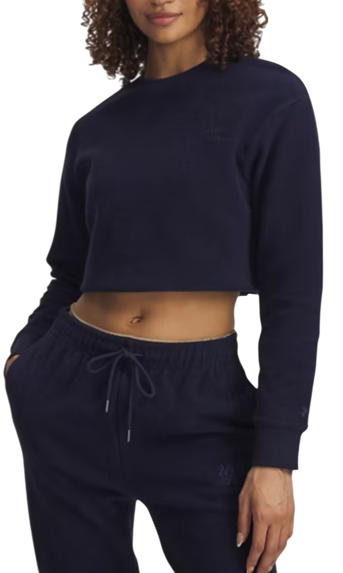 Sweatshirt Under Armour Under Armour Icon Terry Varsity Crew Sweatshirt Mörkblå | 6003680-410