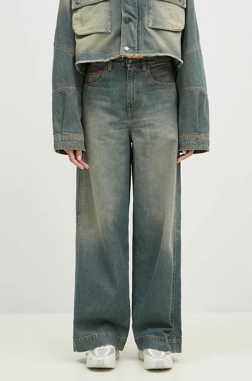 Jeans Martine Rose High Waist Jeans Blå | 240WD02501