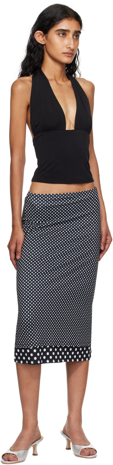 Linne Miaou Miaou Mathilde Halter Neck Top Svart | 7189VISBLK, 3