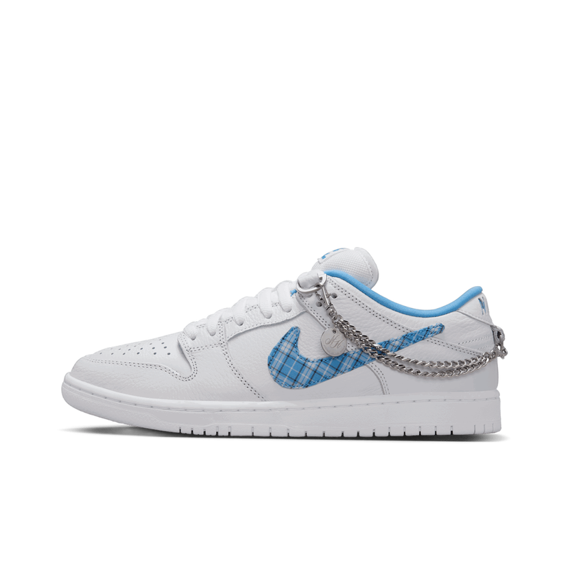 Sneakers och skor Nike SB Nicole Hause x Dunk Low Pro "White & University Blue" Vit | FZ8802-100