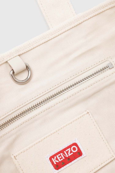 Tygpåse KENZO Kenzo Utility Large Tote Bag Vit | FE68SA911F36.03, 4