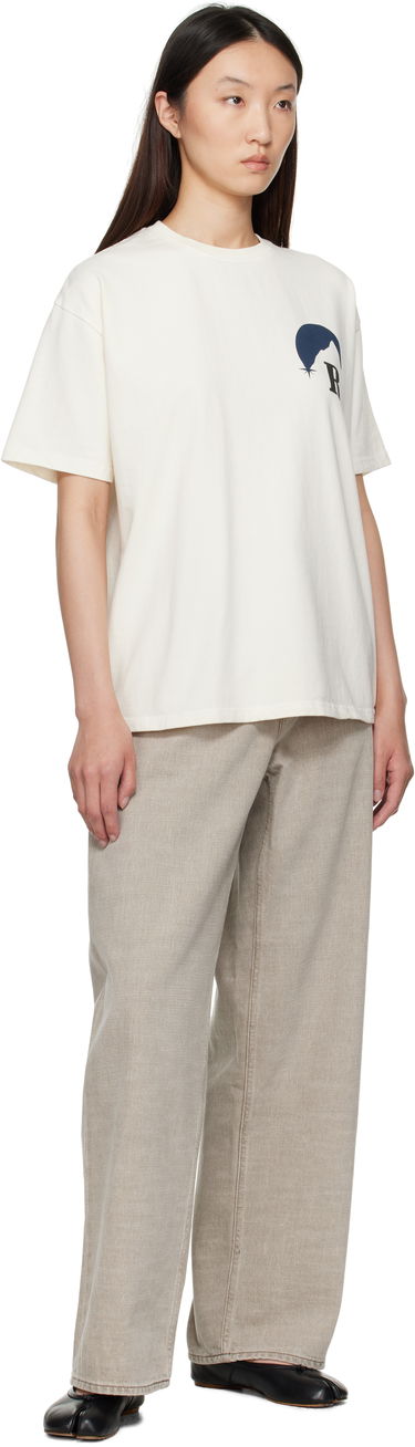 T-shirt Rhude Rhude Moonlight Graphic T-Shirt Vit | RHPF25TT02012, 3