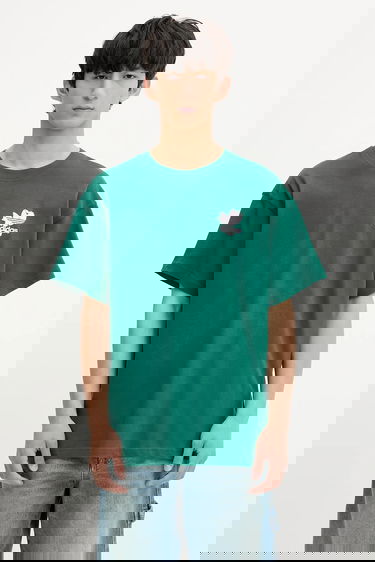 T-shirt adidas Originals adidas Originals Florals Logo Graphic T-Shirt Grön | KE6588, 0