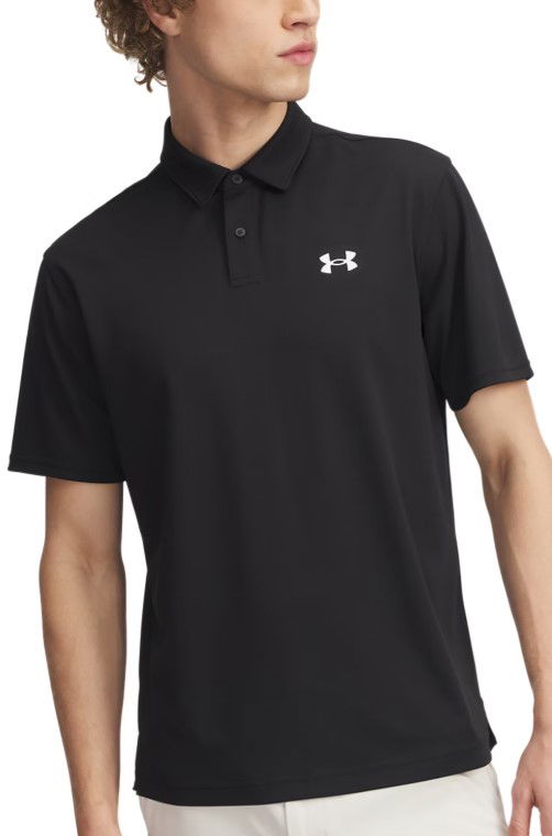 Polotröja Under Armour UA T2G Pique Polo Shirt Svart | 1390123-001