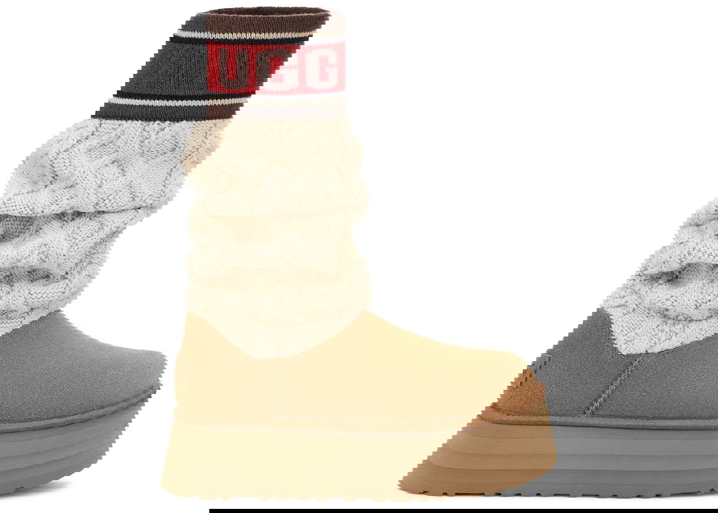 Sneakers och skor UGG Classic Sweater Letter Tall Boot "Chestnut" W Beige | 1144045-CHE, 0