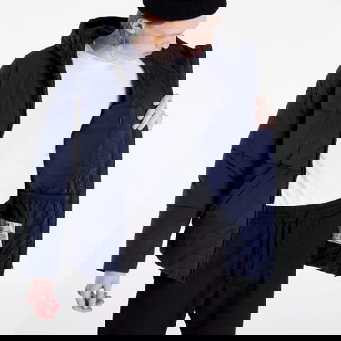 Pufferjacka Champion Outdoor Hooded Jacket Mörkblå | 218083 CHA BS538, 2