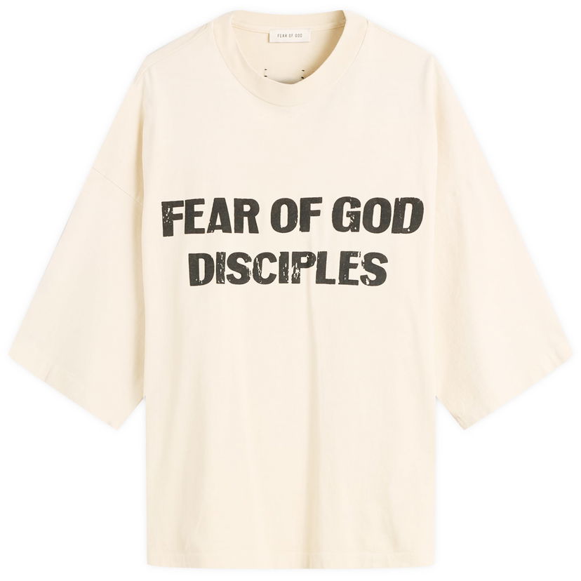 T-shirt Fear of God Relaxed Disciple T-Shirt Beige | FG25FW10-10309HWJUS-991