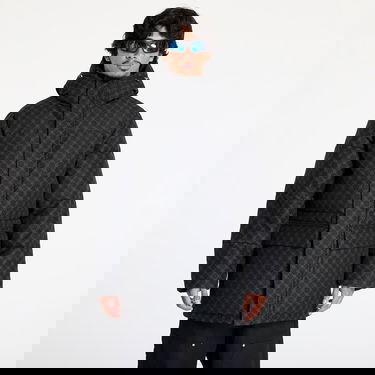 Pufferjacka DAILY PAPER Oba Cotton Monogram Puffer Svart | 2421105, 0