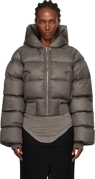 Pufferjacka Rick Owens Concordians Hooded Down Jacket Grå | RP02E4775 NPD3, 0