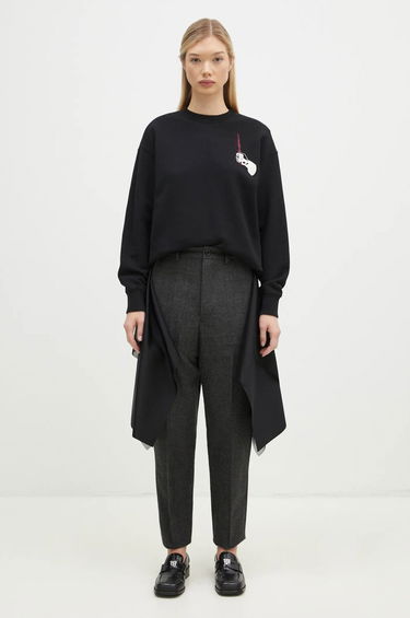 Byxor UNDERCOVER High Waist Pants With Attached Skirt Overlay Grå | UC2D1505, 4