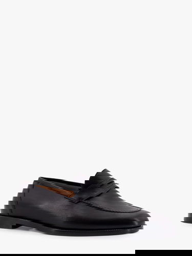 Sneakers och skor Loro Piana Black Leather Loafers Svart | FAP54288000, 1