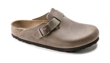 Sneakers och skor Birkenstock Boston Oiled Leather Narrow Fit Grå | 960813, 1