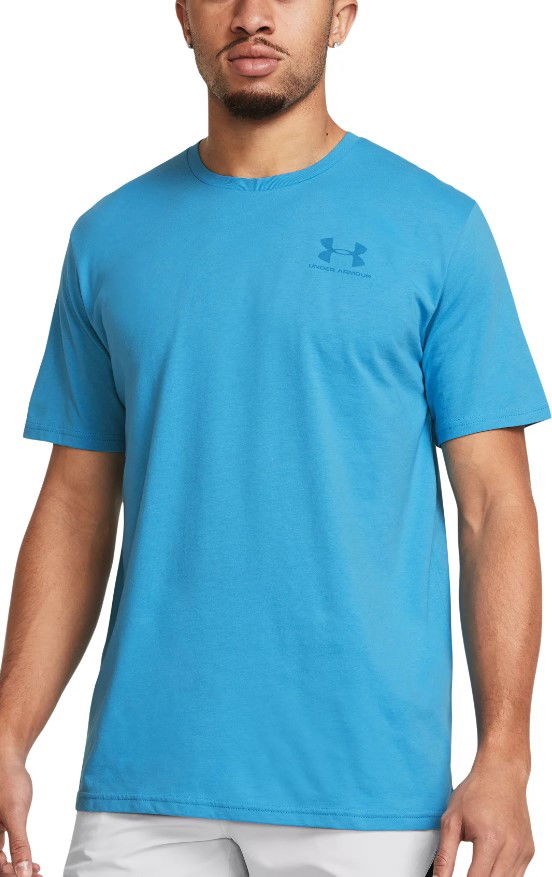 T-shirt Under Armour SPORTSTYLE LC SS-BLU Turkos | 1326799-434