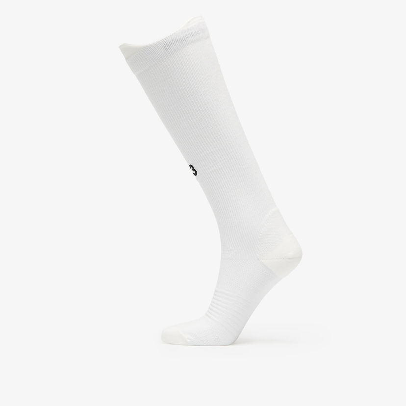 Strumpor Y-3 Y-3 High Knee Running Socks Vit | JW1875