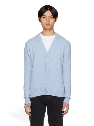 Sweater AMI Cardigan Blå | HKC007.005