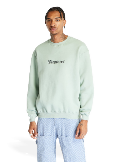 Sweatshirt Pleasures Recipe Crewneck Mint Grön | P23F021 MINT