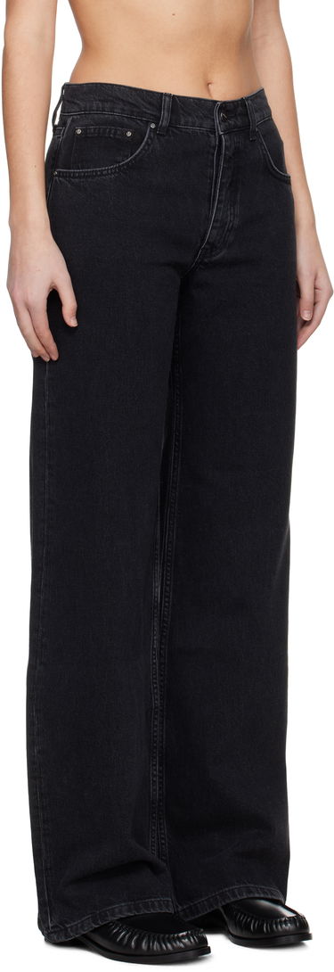 Jeans Anine Bing Hugh Black Denim Jeans Svart | A-06-1134-009, 4