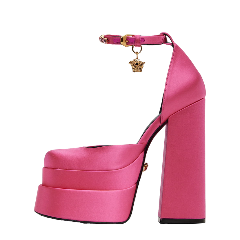 Sneakers och skor Versace Medusa Aevitas Platform Heels "Pink" Rosa | 1002005_DRA67