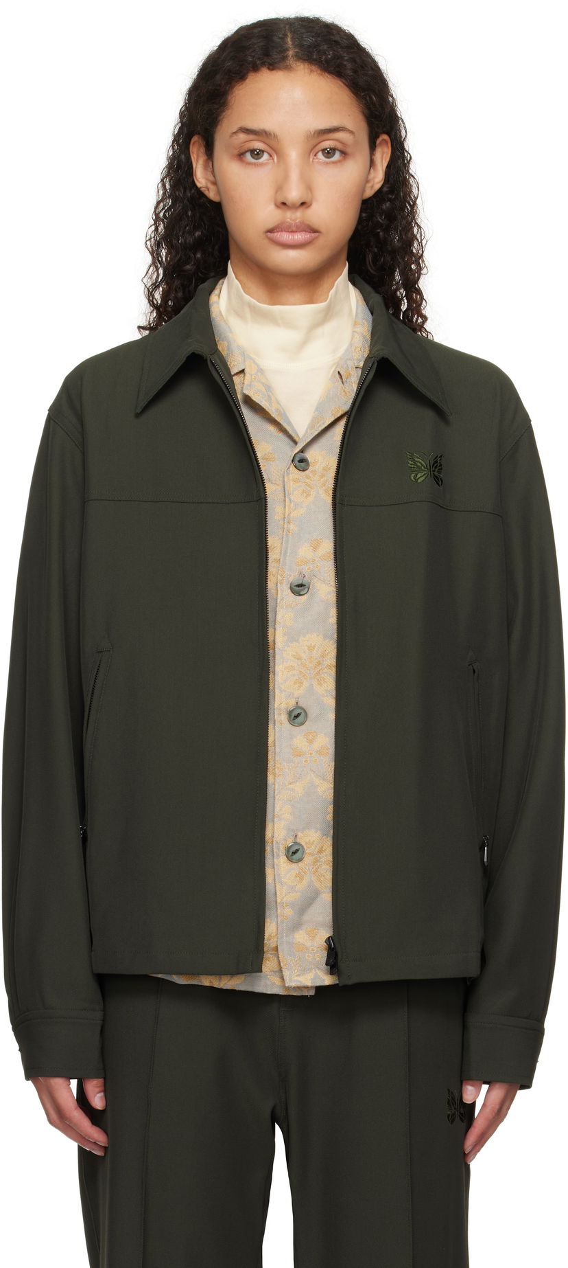 Jacka Needles Sport Jacket Grön | PU212