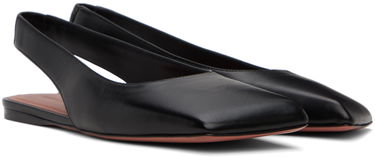 Tillbehör Amina Muaddi Amina Muaddi Ane Slingback Ballerina Flats Svart | ANE SLINGBACK FLAT NAPPA, 3
