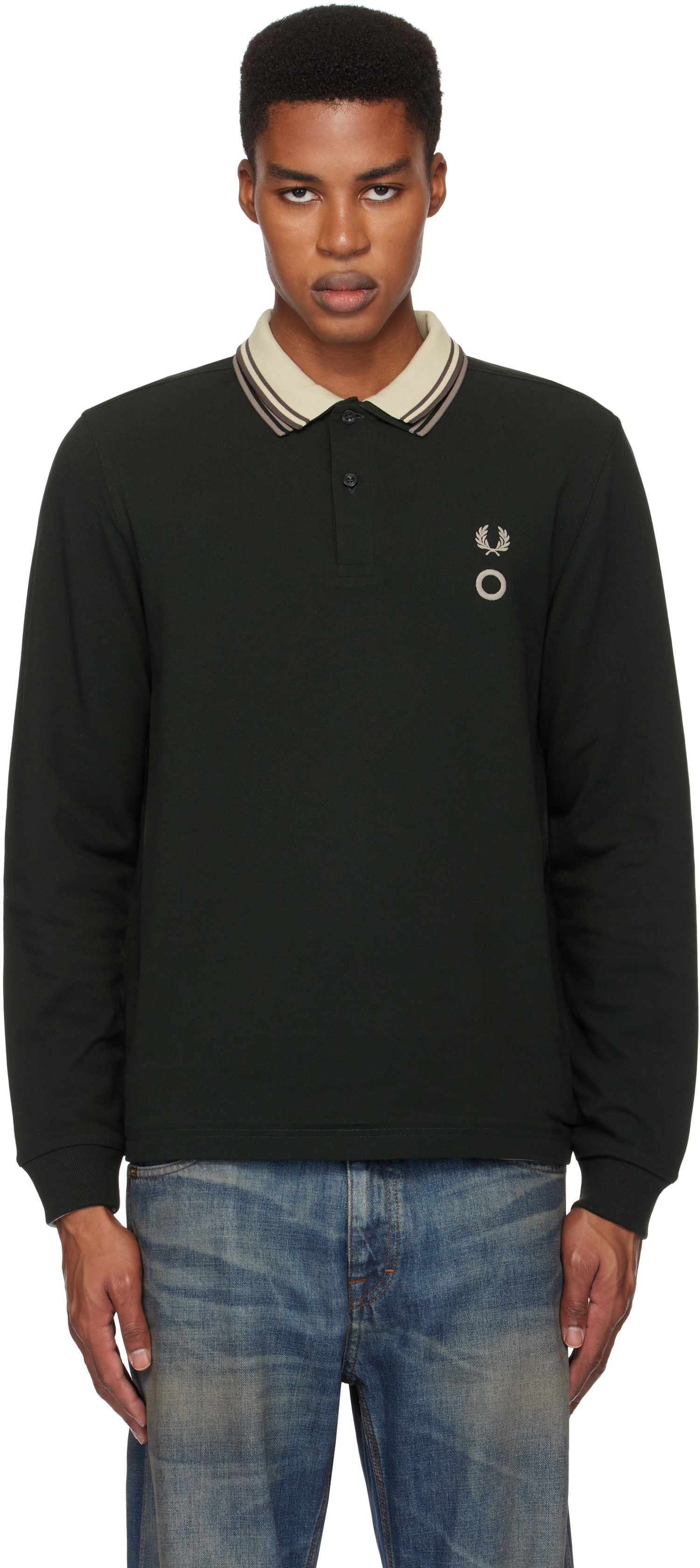 Polotröja Craig Green Long Sleeve Reversible Polo Svart | SM8154, 0