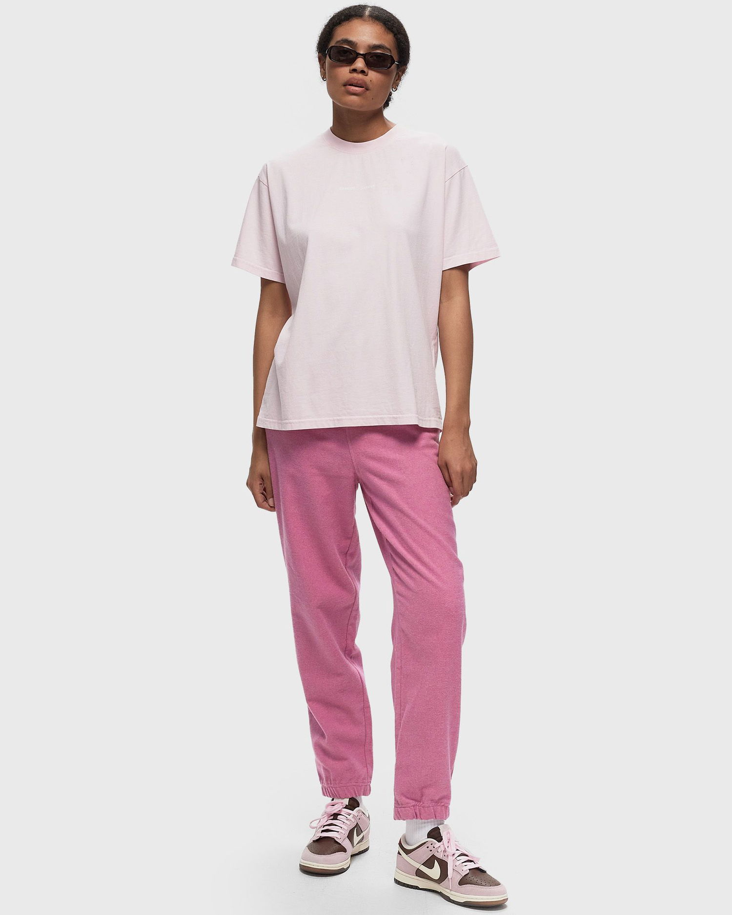 Träningsbyxor American Vintage VYLOW PANT Rosa | VYL10AH24-BERLINGOT-CHINE, 1