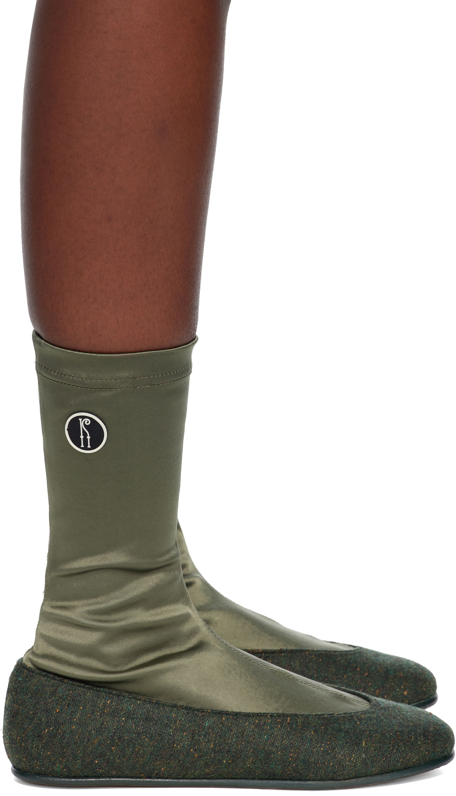 Sneakers och skor KIKO KOSTADINOV Kiko Kostadinov Proxima Low Ballerina Boots Grön | KKWAW25FT04-196, 0