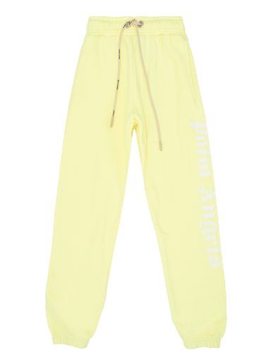 Träningsbyxor Palm Angels GD Logo Sweatpants Gul | PMCH011S22FLE0036565
