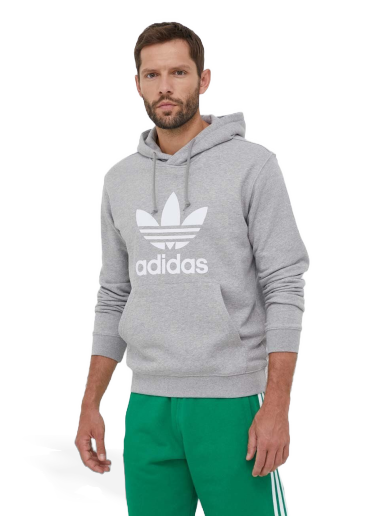 Sweatshirt adidas Originals Adicolor Classics Trefoil Hoodie Grå | IM4490