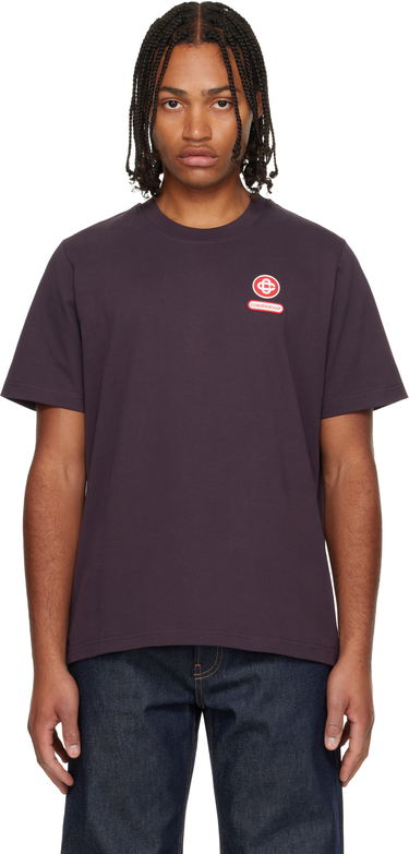T-shirt Casablanca Logo Patch Short Sleeve T-Shirt Purpur | M-AW25-JTS-001-06, 0