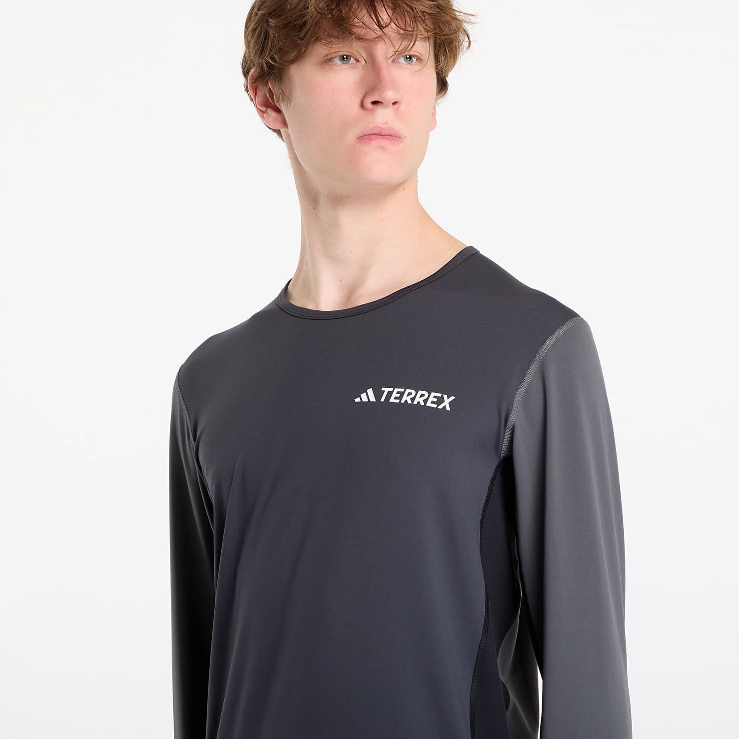 T-shirt adidas Performance Long Sleeve Base Layer Tee Grå | JC8198, 1