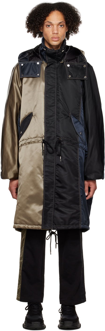 Regnrock Feng Chen Wang Feng Chen Wang Paneled Coat Flerfärgad | FMF14CT07