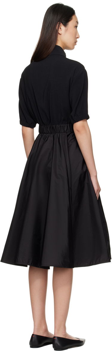 Klä Moncler Moncler Taffeta Skirt Midi Dress Svart | K20932G00013596WF, 2