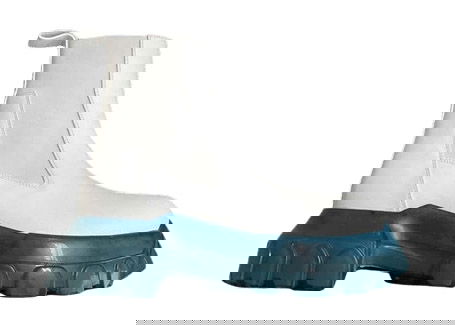 Sneakers och skor Rick Owens Mega Bozo Tractor Beetle Chalk White Blue Transparent (W) Vit | RP20F2884 LBO60 11060, 0