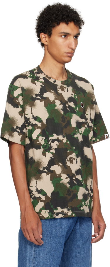 T-shirt BAPE A Bathing Ape Map Camo Ape Head T-Shirt Flerfärgad | 001CSL301001M, 4