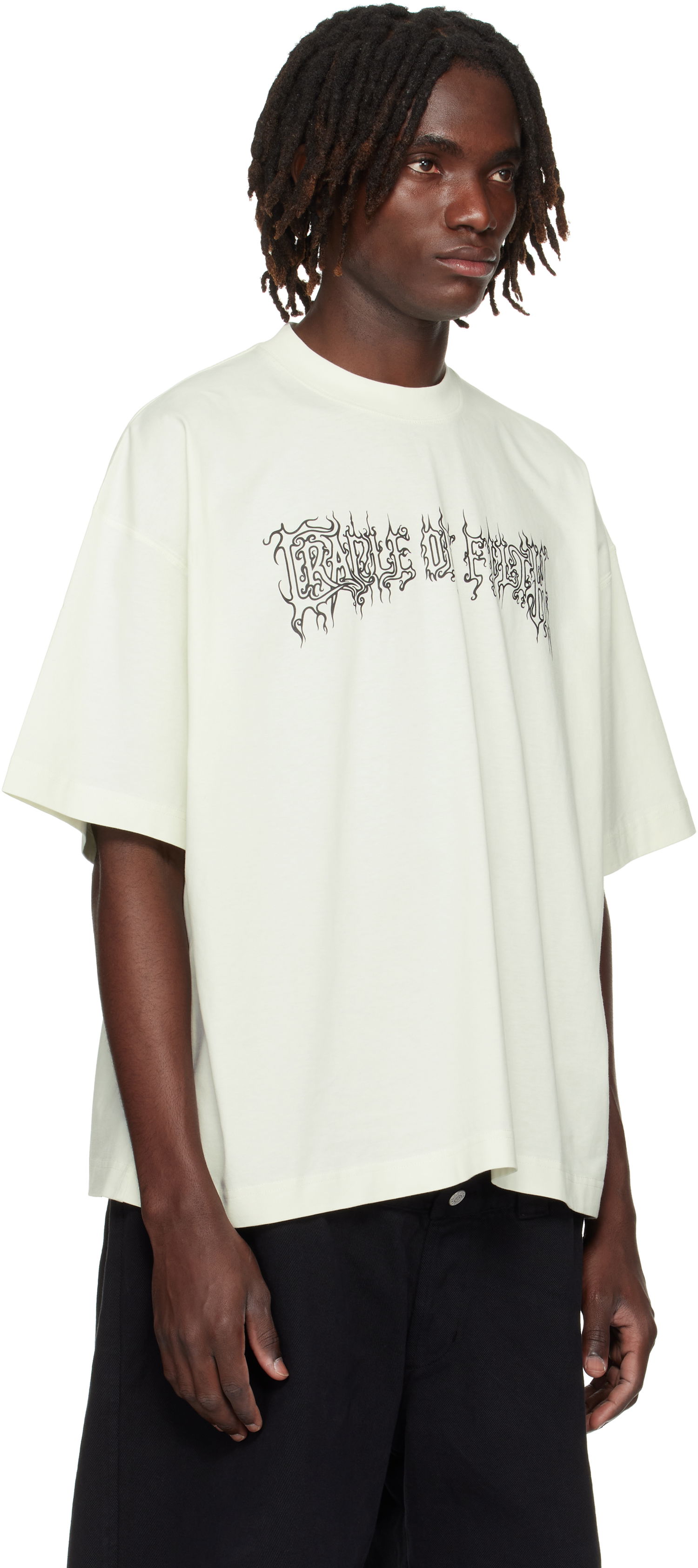 T-shirt VETEMENTS Vetements Cradle Of Filth Graphic T-Shirt Grön | UCF76TR100I, 1