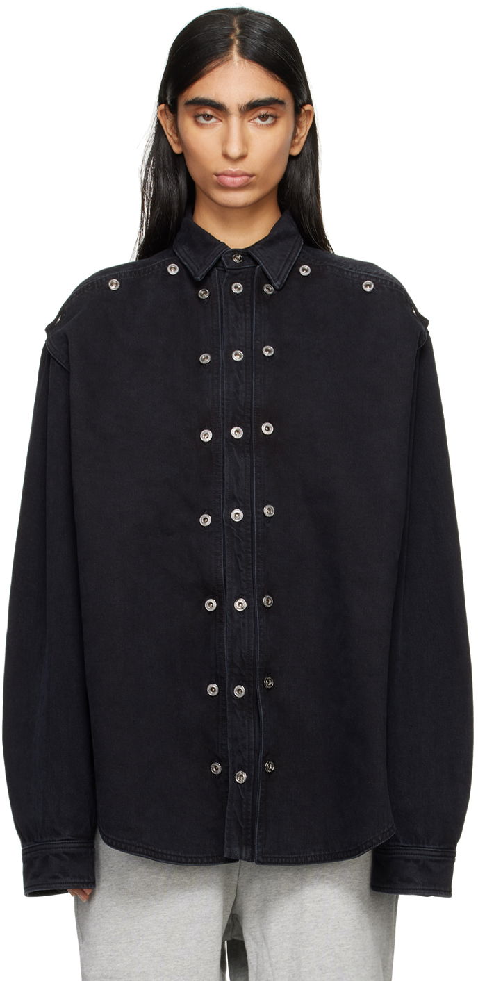 Skjorta Y/PROJECT Denim Shirt Svart | 207SI001
