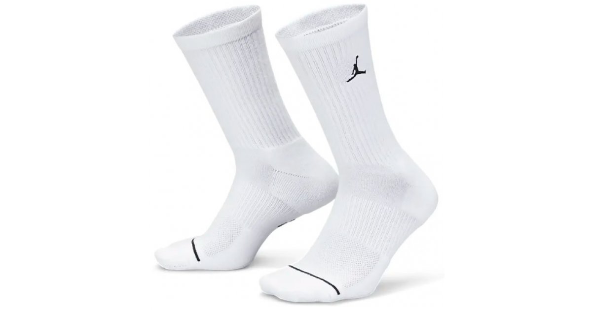 Strumpor Jordan Everyday Crew Socks 3-pack Vit | dx9632-100, 1