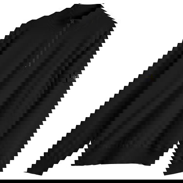 Sweater Stone Island Organic Cotton Half Zip Knit, Size Large Svart | K1S155100063-V0029, 0