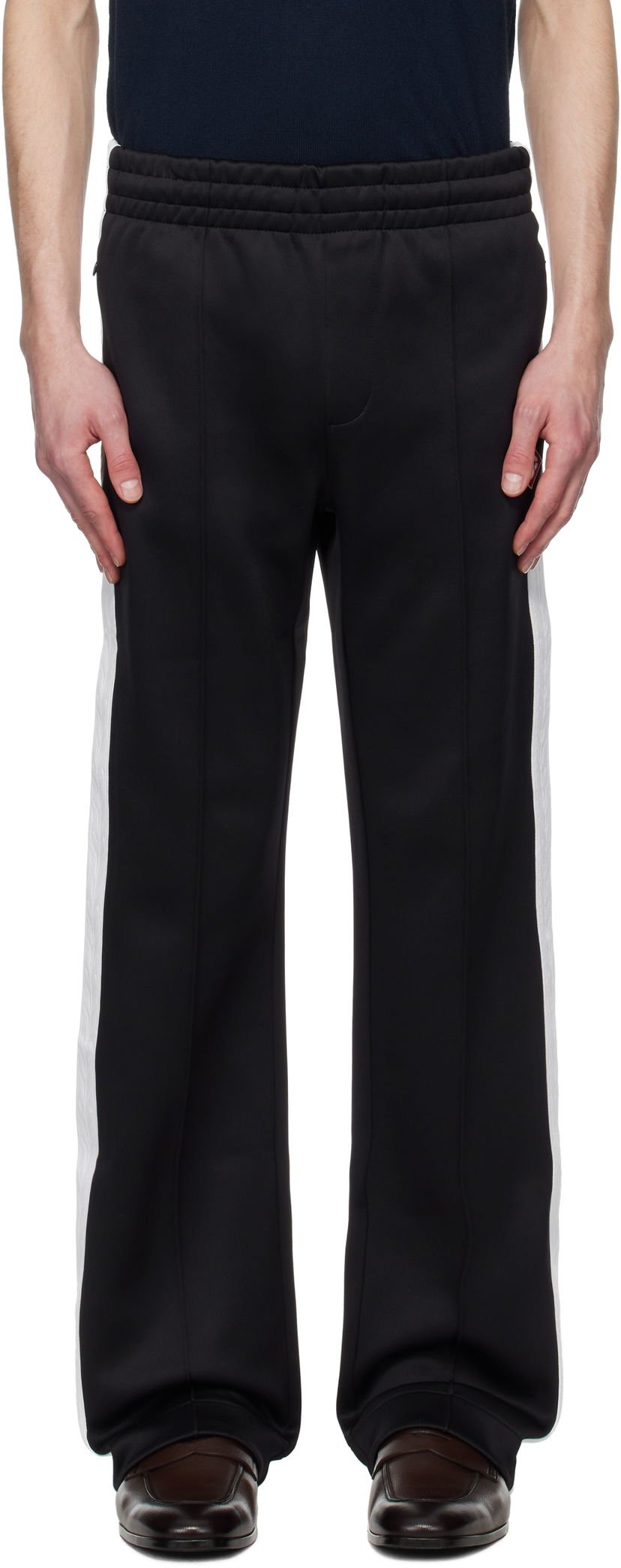 Träningsbyxor Casablanca Casablanca Scuba Sweatpants Svart | MPS25-JTR-226-01