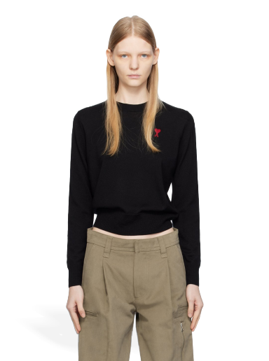 Sweater AMI Sweater Svart | BFFKS111.KN0025