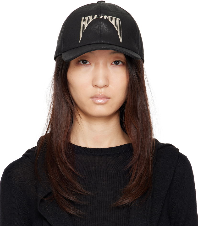 Keps Rick Owens Rick Owens DRKSHDW 'Hollywood' Baseball Cap Svart | DA01E3478 SCFEM6