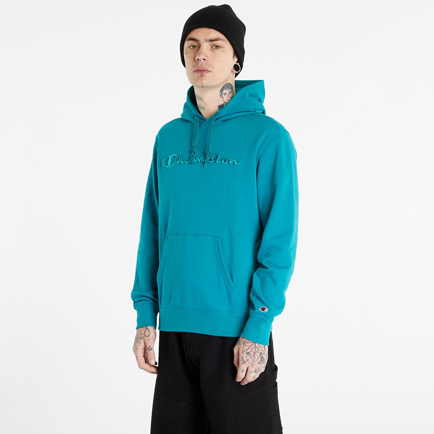 Sweatshirt Champion Hoodie Turkos | 218486 CHA BS165, 0