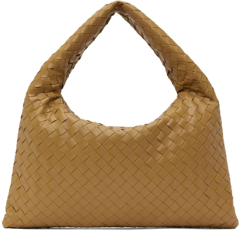Handväska Bottega Veneta Small Hop Bag Brun | 796262 V3IV1