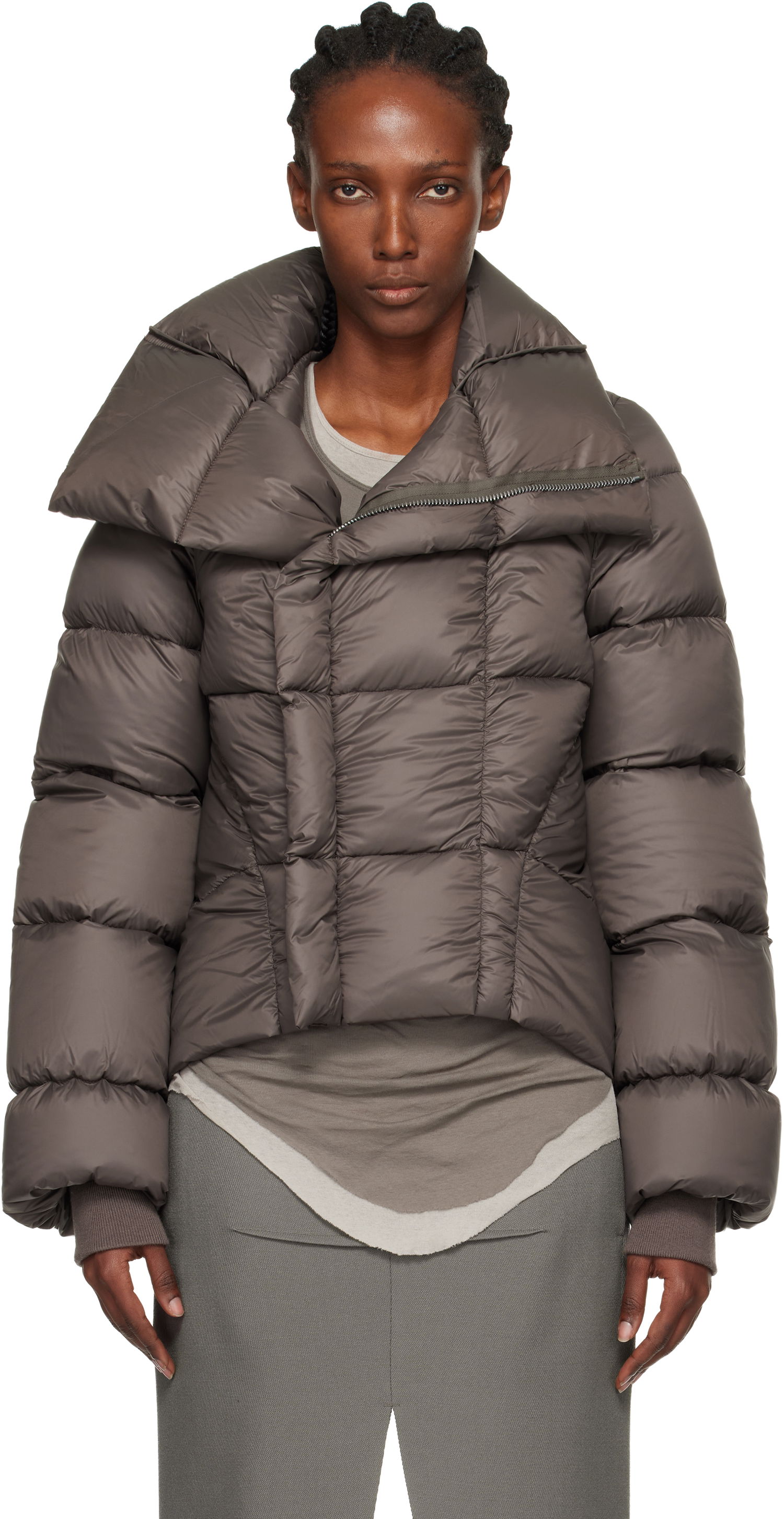 Pufferjacka Rick Owens Concordians Naska Duvet Down Jacket Brun | RP02E4746 NPD3, 0